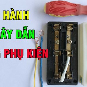 Hướng dẫn nối dây dẫn dùng phụ kiện