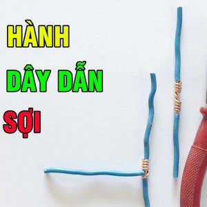 Hướng dẫn nối hai dây dẫn lõi một sợi